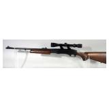 Remington 7600 .243 WIN Pump Action Rifle SN# A8025210, Charles Daily 3-9x Scope, Stock Broken, With