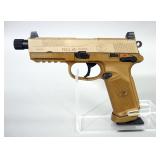 FNH, USA FNX-45 Tactical .45 ACP Pistol SN# FX3U057964, 3 Total Mags, Back Straps, Optic Plates, Pap