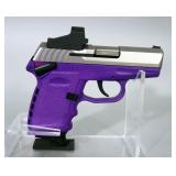 SCCY CPX-1 9mm Pistol SN# C100913, 2 Total Mags, Crimson Trace Red Dot Sight, In Box