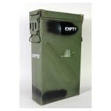 Metal Ammo Can, 22.75" High x 14" Wide x 5.5" Deep