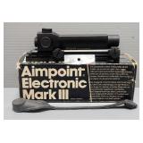 Aimpoint Electronic Mark III Red Dot Sight, On Rail, In Box