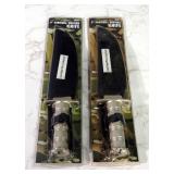 Survival/Hunting Knives, 8" Blades, Qty 2, Both NIP