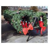 Commercial Christmas Wreaths With Lights (Qty 30), Each 40" Diameter On 15