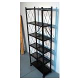 Origami Powder Coated Collapsible Storage Shelf, 66.25" x 24" x 10.5"