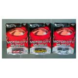 Hot Wheels Die Cast Collectible Cars Motor City Muscle Metal Collection Including Chevy Chevelle, 68