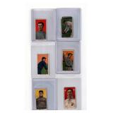 1909-11 T206 Cards, Qty 6, Includes Gibson, Unglaub, Scott, Dineen (Dinneen), Carr, Clancy (Clancey)