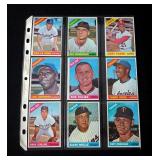 1966 Topps Lot Of 99, Includes Curt Flood, Joe Morgan, Bobby Wine, And More, See Photos