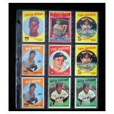 1959 Topps Lot Of 54, Includes Ed Bailey, Jerry Zimmerman, Leon Wagner, And More, See Photos