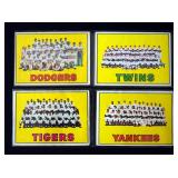 1967 Topps Team Cards, Qty 12, See Photos