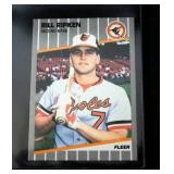 1989 Fleer Bill Ripken #616A Error Card (Obscenity On Bat Knob)