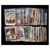 Carl Yastrzmski HOF Lot, Qty 40, Brands Include Topps, Fleer, Score, And Donruss