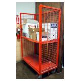 Metal 2 Shelf Rolling Cart, 70.5" x 44.5" x 24.5"