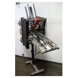 Thompson 100 Envelope Feeder On Adjustable Rolling Stand, With Manuel