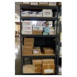 Metal 5 Shelf Storage Racks, 72" x 36" x 18", Qty 2