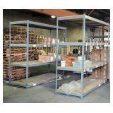 Steel Storage Rack With Adjustable Shelves, Qty 2, 96" x 97" x 36"