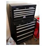 Husky 4-Drawer Portable Tool Box And 5-Drawer Rolling Tool Chest, 51" x 29" x 18", Includes Keys
