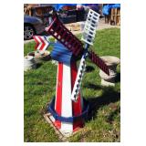 Custom Built Composite Windmill Lawn Ornament, 58" x 32" x 40"