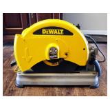 DeWalt 14" Electric Chop Saw, Model # D28715, Includes Additional Blades, Qty 2