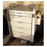 Arteomick Rolling Five Drawer Medical Treatment Cart, 48" x 42" x 24"