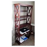 Laminate Wood Book Case, 62.5" x 29.5" x 12"