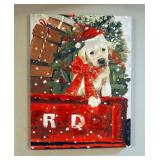 Lori Deiter Stretched Canvas WInter Wonderland Wall Art, 28" x 35", Stretched Canvas Winter Church, 