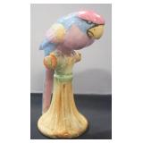 Weller Brighton Perched Parrot Figurine, 8" High