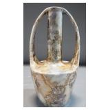 Arabia Finland Vase With Marbled Luster Glaze Circa 1927-1932, 9" High