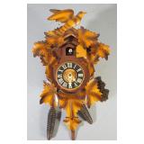 German "Badufa" Cuckoo Clock With Pinecone Weights, 10" High