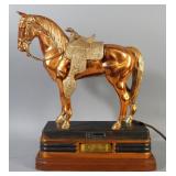Abbotwares Standing Horse Early Digital Clock, 16.25" High, Powers On