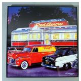 Bruce Kaiser Nostalgic Art Prints, Includes Red Arrow Diner, And Bob