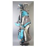Walter Hagen Series III Jr Girls 7 Club Set And Golf Bag, With Golf Ball Assortment