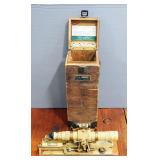 Keuffel & Esser Surveying Alidade, c 1935, In Wood Case
