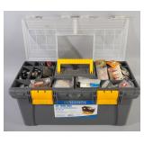 Model Plane Supplies And Parts, Includes Propellers, Motors, Spray Bars, Glow Plugs, Tool Box, And M