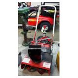 Snapper 18" Gas Powered Snow Blower, Powers On, Model# 3201S