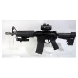 SMI SMI-15 .223 Pistol SN# SMI-B01920, With BSA Red Dot Sight, Armed Forces Laser Sight Module