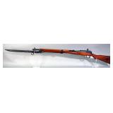 Japanese Arisaka Type 99 7.7mm Bolt Action Rifle SN# 42825, With Full Mum, Dust Cover, Bayonet