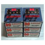 Hornady Subsonic 9mm Luger Ammo, Approx 150 Rds, Local Pickup Only
