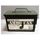 Military Style Metal Ammo Can 7.5"x12"x6"