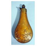 Vintage Metal Powder Flask
