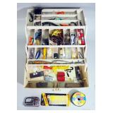 Plano CP 6303 Tackle Box With Assorted Tackle, Includes Bait, Lures, Line, Hooks, And More