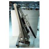 Pittsburgh Automotive Heavy Duty 1 Ton Folding Shop Crane, On Castors, With Heavy Duty 3 Ton Pittsbu