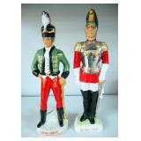Soldier Decanter Bottles, Including Liquore Galliano, Qty 1, Cicilian Gold, Qty 1, And Irish Mist, Q