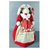 Bunnies By The Bay 20" "Cozy Rosy" Stuffed Bunny With Stand