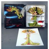 Mattel, Inc. Bob Mackie Fantasy Goddess Of Asia Barbie, Limited Edition, With Signed Print, And Cert