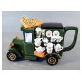 Portmeirion Potteries Collectable Teapots Paul Cardew Large Delivery Truck Teapot