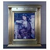 Framed Under Glass Libra And Her Sparrow Print, 31" x 25.5", Framed Under Glass Landscape Print, 32"