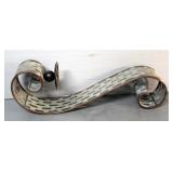 Vintage Eagle Adjustable Desk Lamp, 16", Curved Tin Wall Sconce 21", And 4" Flameless Candle