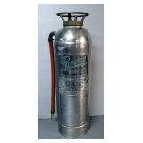 Vintage Pyrene Soda-Acid Fire Extinguisher With Hose, Marked 143, 24" Tall