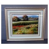 Framed Matted Under Glass "Fields Of Providence" Print, 25.5" x 29.5"