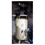 Ingersoll Rand 80 Gallon Upright Air Compressor 220 Connection, Untested, Includes Air Hoses